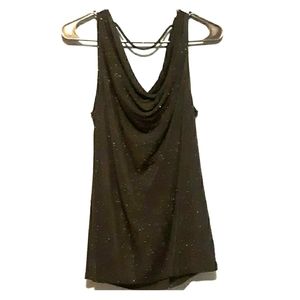 Black shimmer tanktop
